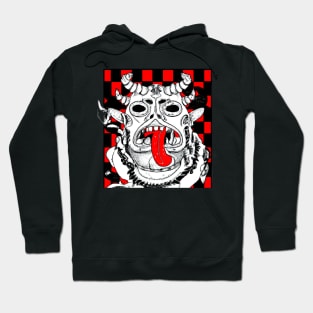 Japanese Monster Weird Drawing Hoodie